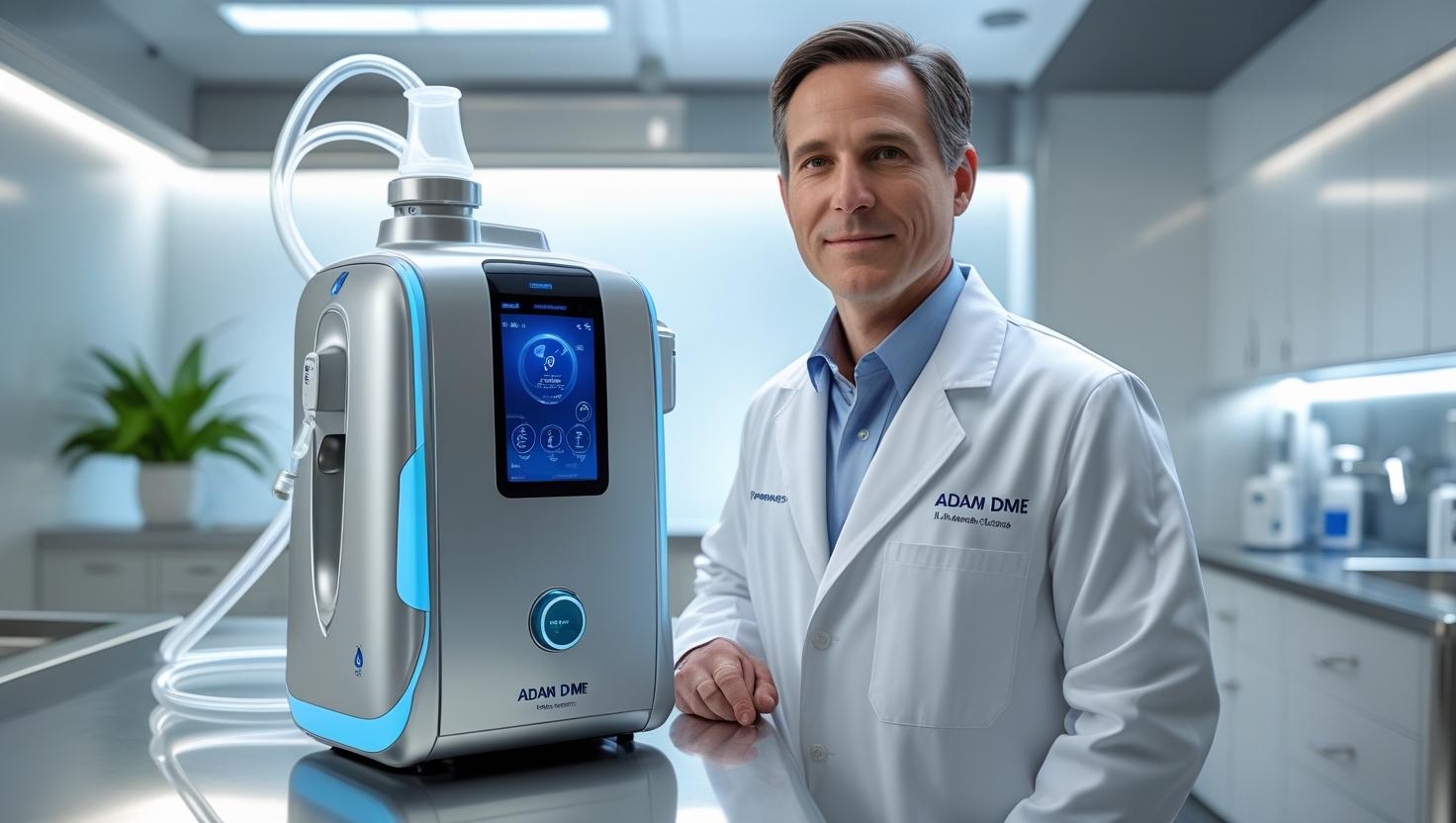 Tahir Afzal in Maryland leading healthcare innovation with Adam DME nebulizers and trusted medical devices.